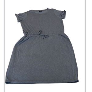 32 Degrees sz XL denim blue elastic waist short sleeve mini dress like new